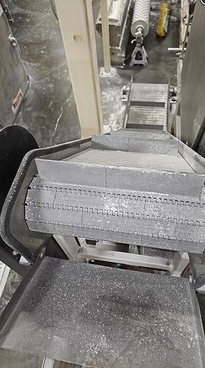 Used Pita chip packaging line