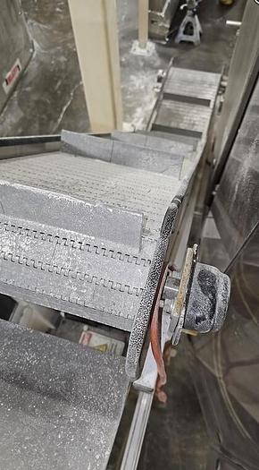 Used Pita chip packaging line