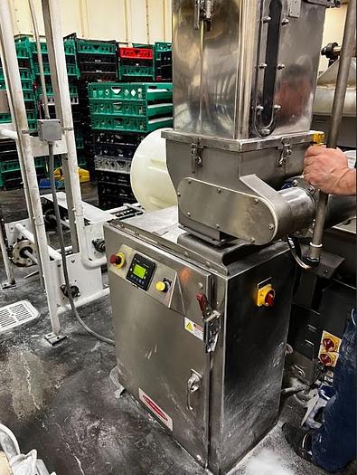 Used Pita chip packaging line