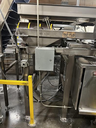 Used Pita chip packaging line