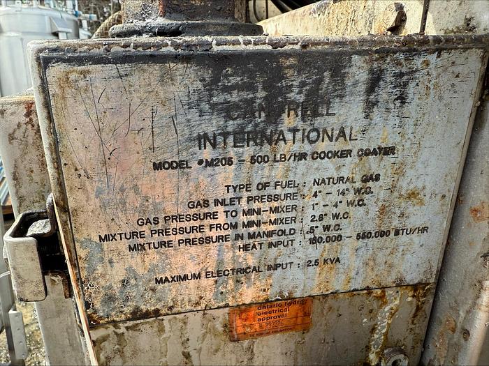 Used AC Horn M205 Cooker Coater