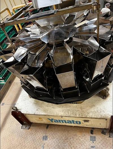 Used Pita chip packaging line