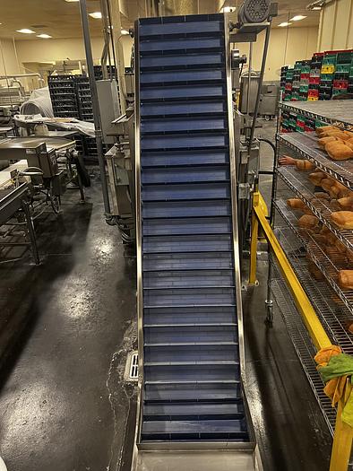 Used Pita chip packaging line