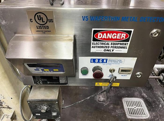 Used Pita chip packaging line