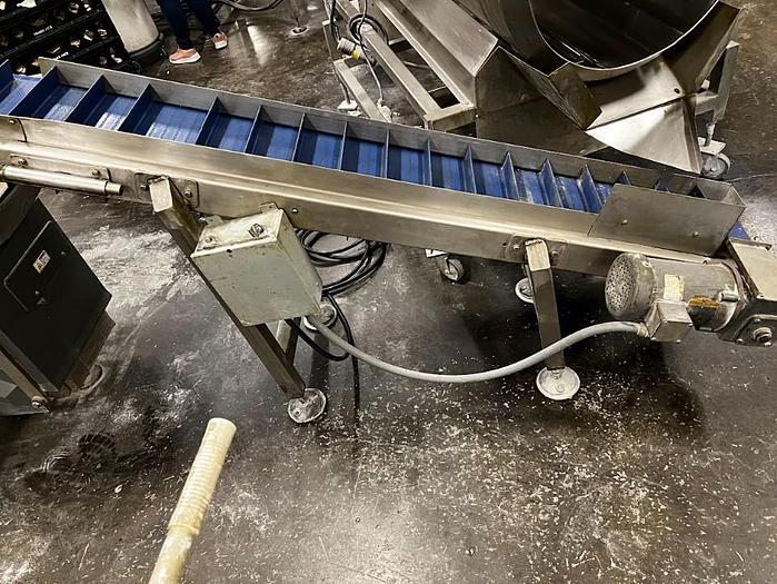 Used Pita chip packaging line