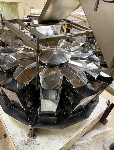 Used Pita chip packaging line