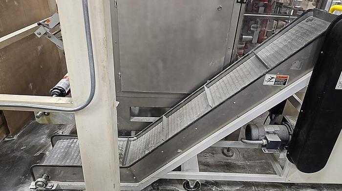 Used Pita chip packaging line