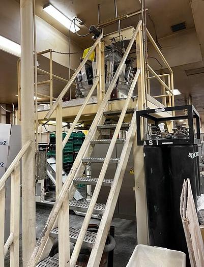 Used Pita chip packaging line