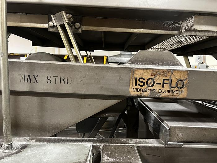 Used Pita chip packaging line