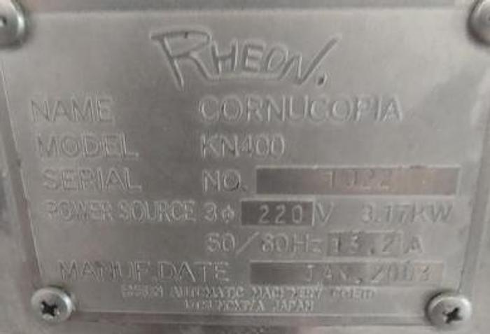 Used Rheon KN 400 Encrusting Machine