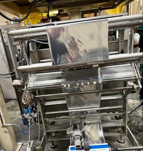 Used Pita chip packaging line