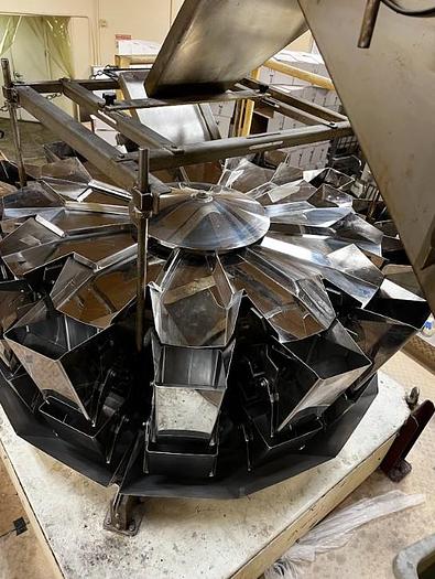 Used Pita chip packaging line