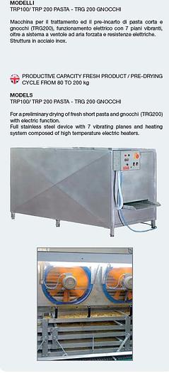 Used Pasta Pre Dryer