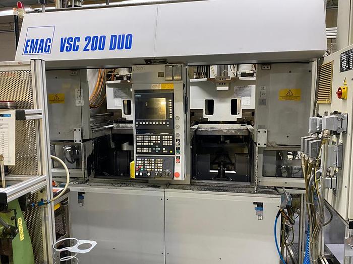 Gebraucht 2002 CNC Vertikaldrehmaschine EMAG VSC 200 DUO