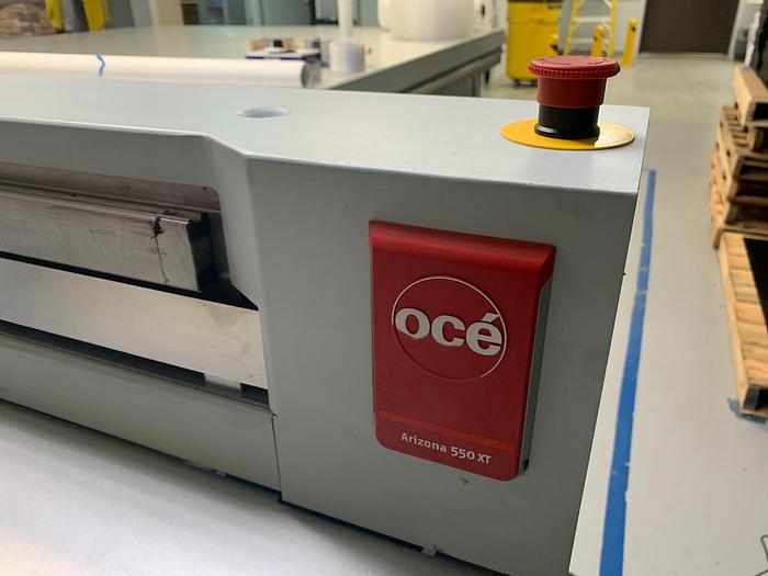 Used Sold Oce Arizona 550 XT + WIO Wide Format UV Flatbed Printer at