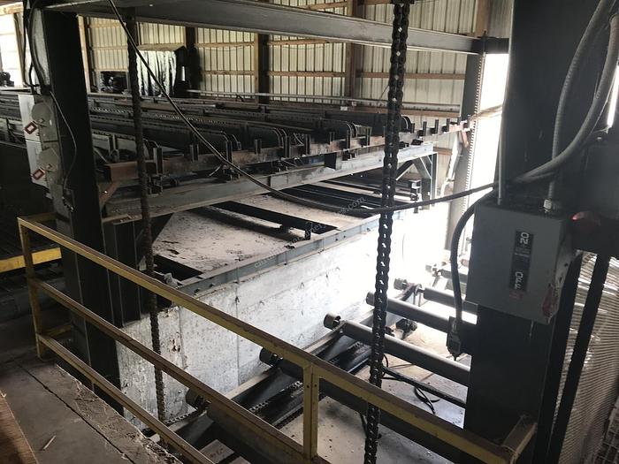 Used Corley Automated Lumber Stacking & De-Sticking Line
