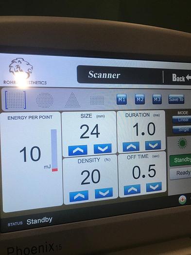 Used 2017 Rohrer Phoenix Co2 Laser: Wrinkles, Skin resurfacing, Vaginal Rejuvenation