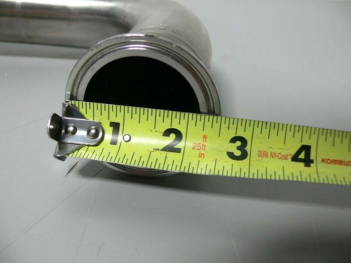 Used Lot of 2 - ITT Pure-Flo Diaphragm Valves 1" & 2" Sanitary Fittings