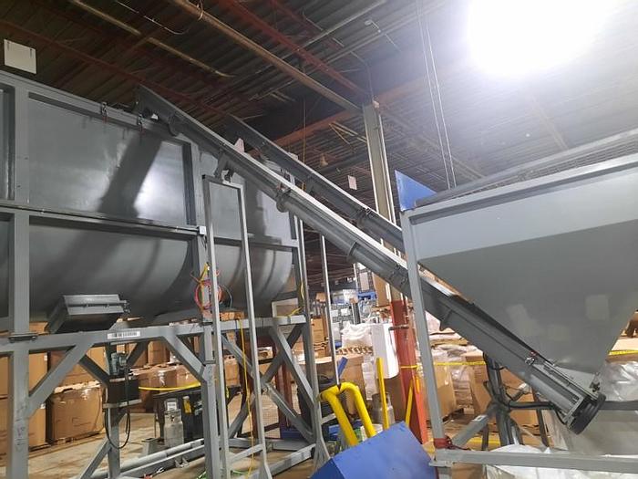 Used Mixer, Ribbon, 706 CF, S/st, 120 HP, 575 Volt #A744120