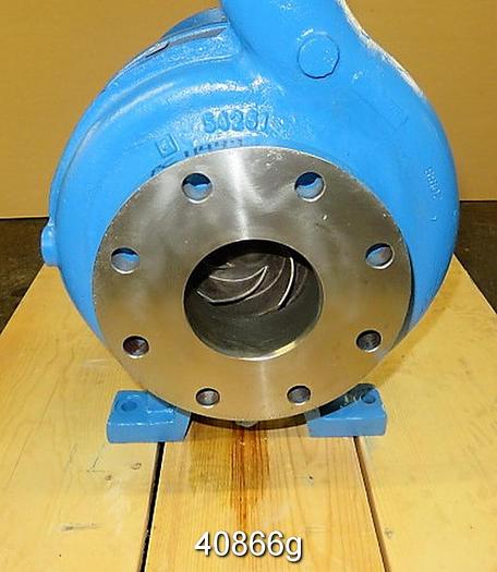 Used Goulds 3196 3x4x10, SS Casing, 5-Vane SS Impeller #40866