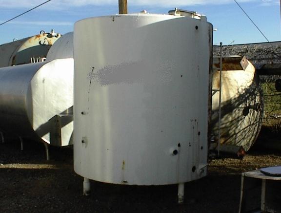 Usado 1000 GALLON JACKETED STORAGE TANK