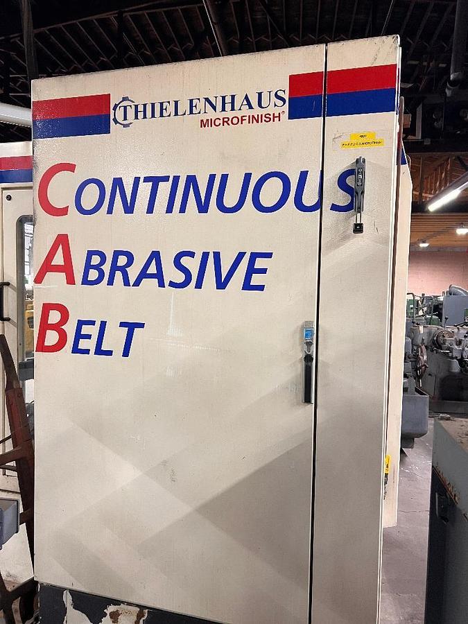 Used Thielenhaus CAB, CNC, continuous abrasive belt, microfinisher, few hours, 2000