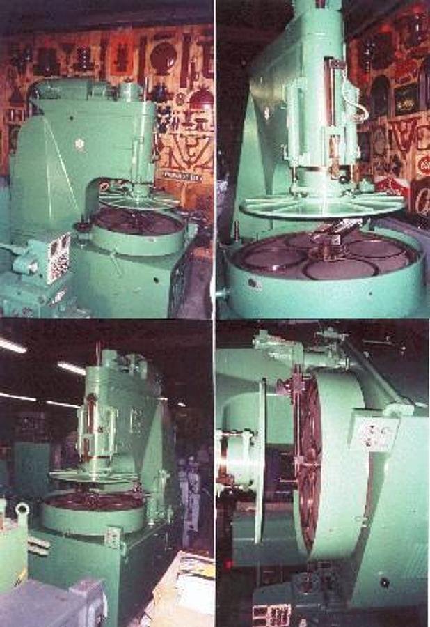 Used 44" Micromatic #Hydrolap, 15.5" ring ID, double sided, dresser, pin type drive