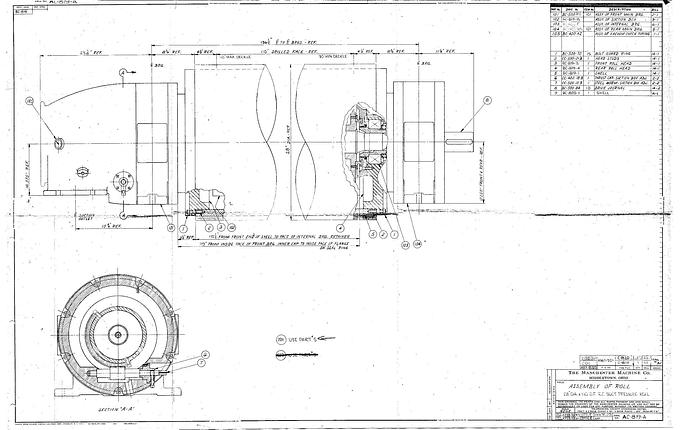 Used PAPER MACHINE COMPONENTS #24906