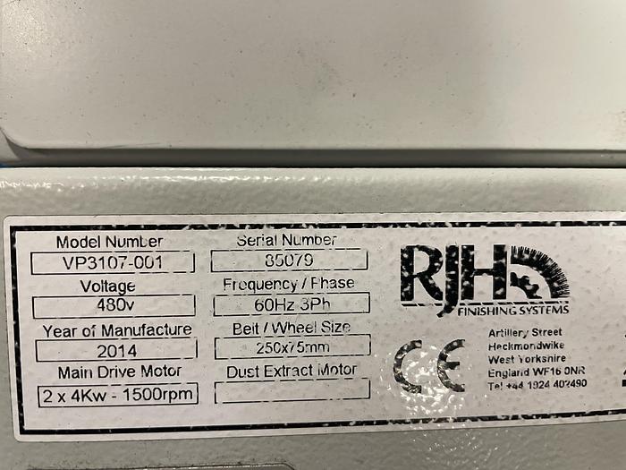 Used POWERFIN BULL DOUBLE ENDED BUFFING AND POLISHING MACHINE / GRINDER OR CUTOFF