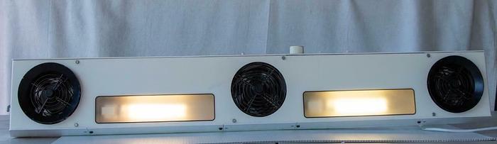 Used Simco 4004063 Aerostat Guardian Overhead Ionizer Blower 120V Heat, Lights (7477)