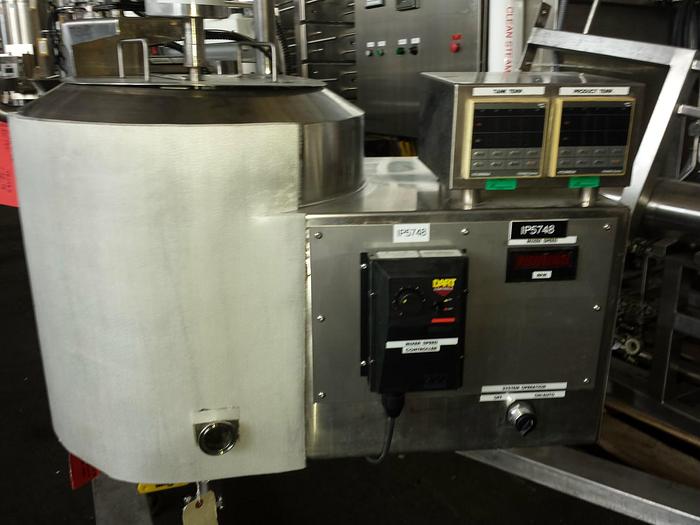 Used Tank, 10 Gallon, S/st, Jkt, Agit, 14" x 15", Electric Lift, #S739046