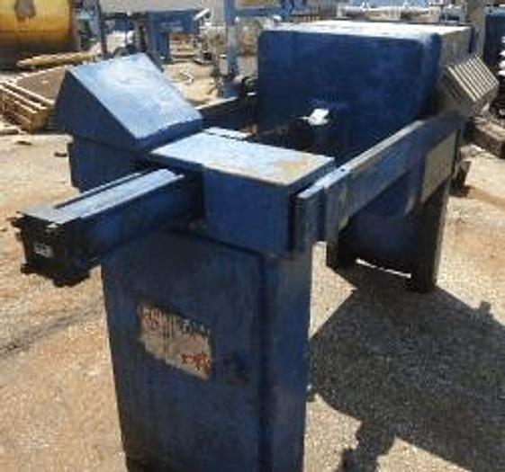 Used 2.25 CU. FT. JWI FILTER PRESS  630 MM – C.G.R. – AUTOMATIC CLOSURE