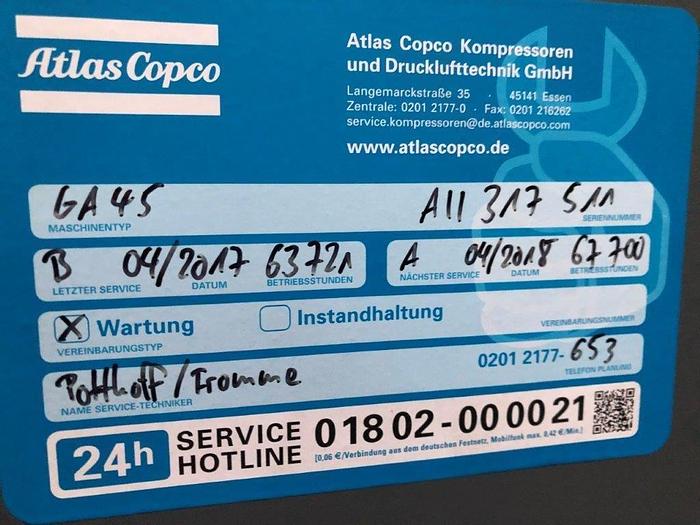 Gebraucht Kompressor Atlas copco