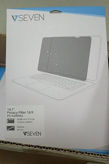 Used V7 PS14.0W9A2 14.1" 16:9 Privacy Filters, 40 Units/Case 662919086652
