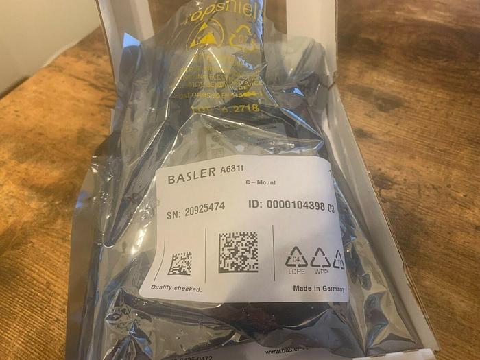 Used Basler A631F Industrial Camera Navitar 1.4/6Mm Lens