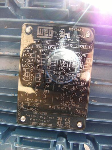 Used Screen, Rotary, 9" x 26", Mauler, 5.5 HP, S/st, Screw #S740426
