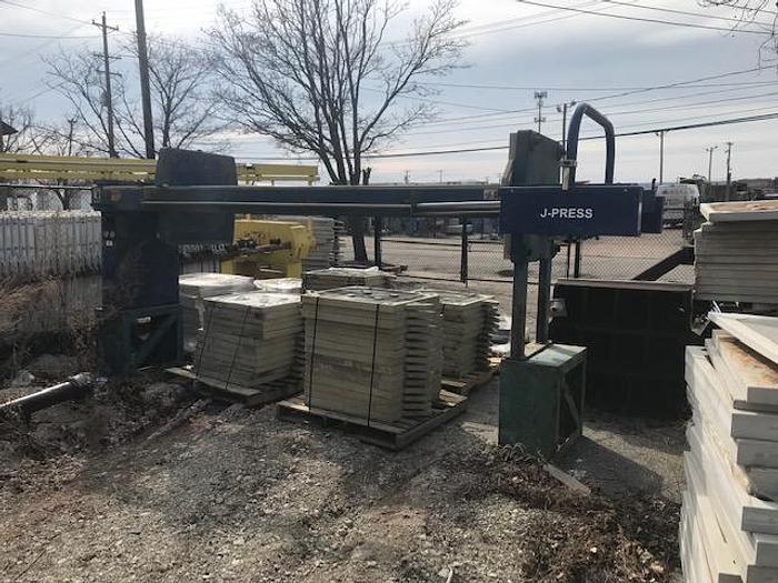Used 27 CU. FT. JWI J-PRESS FILTER PRESS - 800 MM - C.G.R. - PLATE SHIFTER  