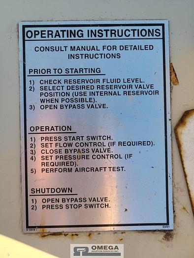 Used Tronair Hydraulic Mule.