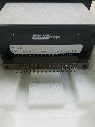 CINCINNATI ELECTROSYSTEMS 995-4-0 Rev. F
