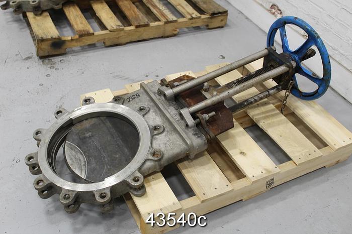 Used True Line 14" Hand Operated Knife Gate Valve #43540