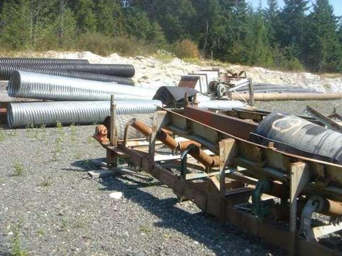 Used 36" x 29' Troughing Roll Conveyor