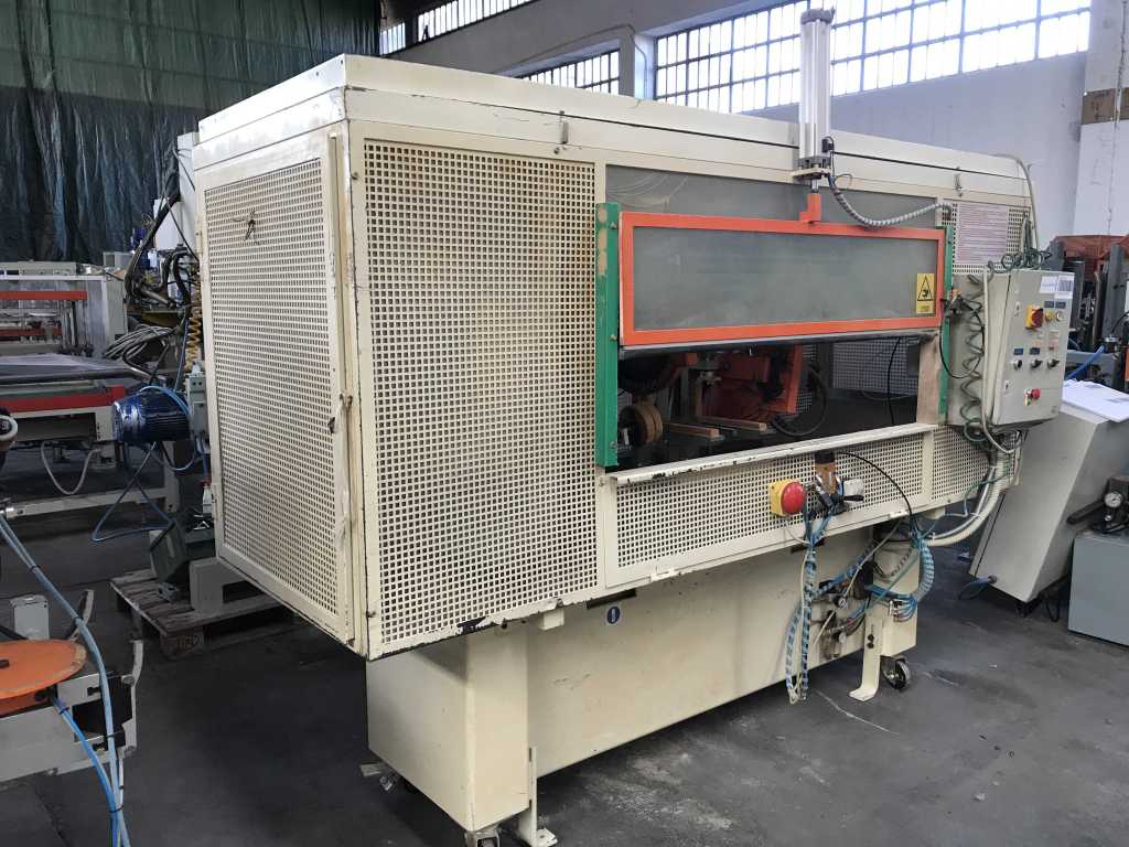 Usato Troncatrice per elementi, doppia, inclinabile