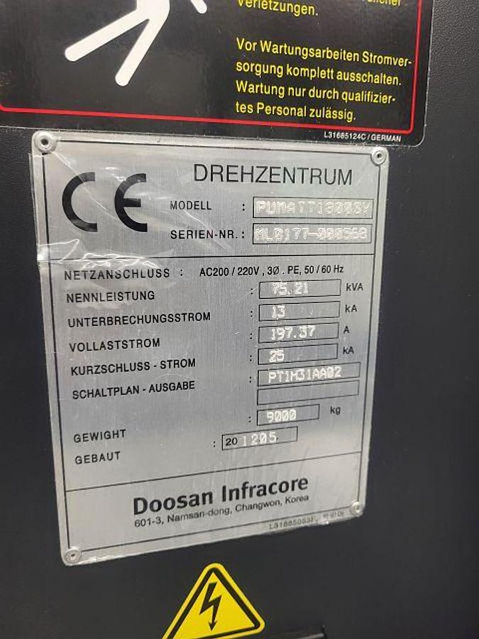 Usado 2012 Doosan PUMA 1800TTSY