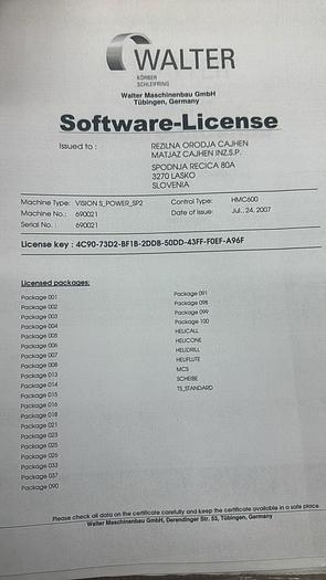 Usado 2005 Walter Helitronic VISION