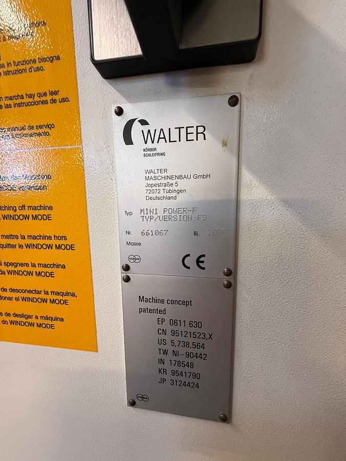 Usado 2008 Walter Mini Power Fanuc 2.0