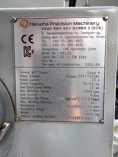 Usado 2021 Hanwha XP12S