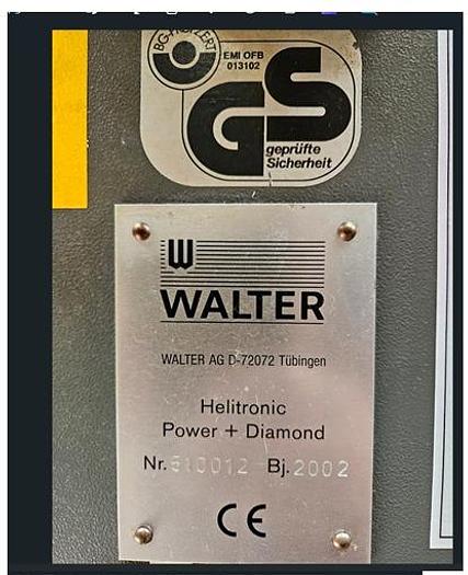 Usado 2002 Walter HELITRONIC POWER DIAMOND