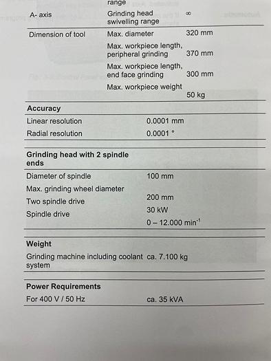 Usado 2005 Walter Helitronic VISION