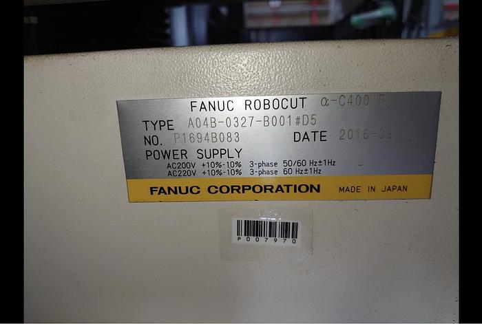 Usado 2016 FANUC RoboCut A-C400iB
