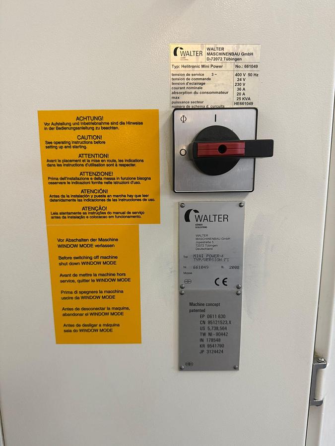 Usado 2008 Walter Mini Power Fanuc 2.0